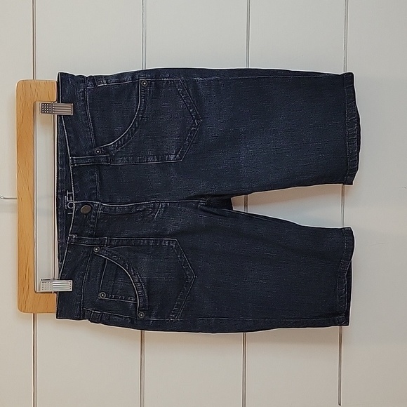 LOFT Ann Taylor size 4 petite blue jean shorts - Picture 1 of 5